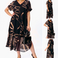 🎉🛍️Hot Promotion 55% OFF 👗Flowy V-Neck Midi Dress