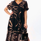 🎉🛍️Hot Promotion 55% OFF 👗Flowy V-Neck Midi Dress