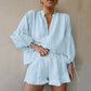 💖HOT SALE 50% OFF💖Women's Breathable Elegant Loose-Fit Puff Sleeve 2-Piece Set