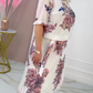 ⏳Time-limited Special⌛Women's Floral Print Round Neck Pleated Dress