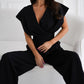 🌸2025 New Arrival 50%OFF💖 Women’s V - Neck Wide - Legged Jumpsuit | One - Piece Chic & Comfort