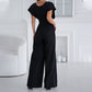 🌸2025 New Arrival 50%OFF💖 Women’s V - Neck Wide - Legged Jumpsuit | One - Piece Chic & Comfort