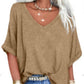 Women's Casual Loose V - Neck Top | Relaxed & Chic Style