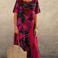🎉Last Day Promotion 50% OFF💃Elegant Mulberry Silk Tropical Breeze Dress