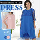 🌸Summer Hot Sale 50%OFF🌸Women's Loose Fit Lace Midi Dress