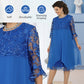 🌸Summer Hot Sale 50%OFF🌸Women's Loose Fit Lace Midi Dress