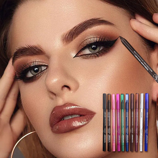 💋2025 new beauty favorite💋Pearl eyeshadow pencil🎁A set of ten colors lasting 24 hours