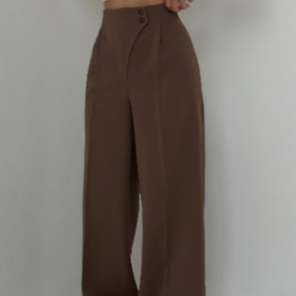 Fashion Casual Versatile Straight Leg Pants