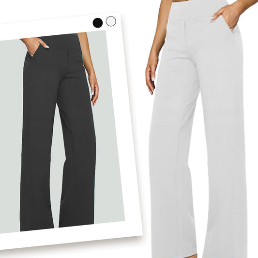 🧊 Women's Casual Simple Solid Color High Waist Stretch Yoga Pants🎁