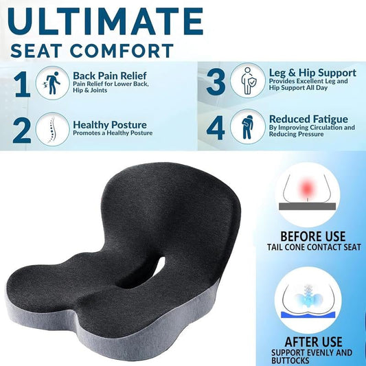 🎁Limited Sale 50% OFF💺Non-Slip Memory Foam Seat