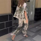 🔥2025 NEW SALES - 50% OFF🔥Women's Casual Botanical Print 2-Piece Set