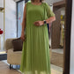 Women's Fashion Chiffon Sleeveless Pleated Dress