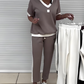 ⏳Time-Limited Special⏰Women's Casual V-Neck Top and Pants Set