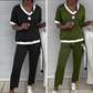 ⏳Time-Limited Special⏰Women's Casual V-Neck Top and Pants Set