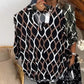 💥Last Day Special Sale 50% OFF💝👗Women's Geometric Print V-Neck Blouse