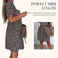 🔥Women's Casual V-Neck Short Sleeve Dress🔥
