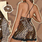 ⏳Limited time 50% discount💥Sexy Leopard Print Robe & Nightgown Set